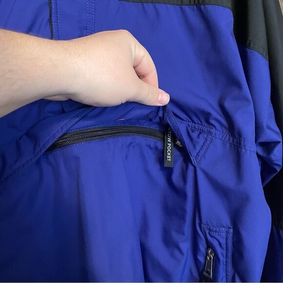 Vintage The North Face Softshell Jacket Mens Large Purple Black - Picture 9 of 10
